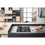 Hotpoint | HAGS 61F/BK | Hob | Gas on glass | Number of burners/cooking zones 4 | Rotary knobs | Black - 7